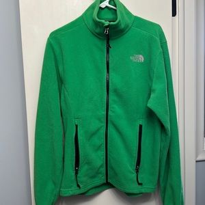 Green North Face Jacket